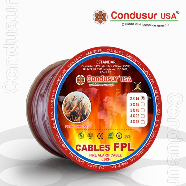 CABLE FPL 2X14 AWG