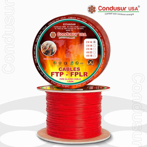 CABLES FTP-FPLR 2X14 2 ROLLOS