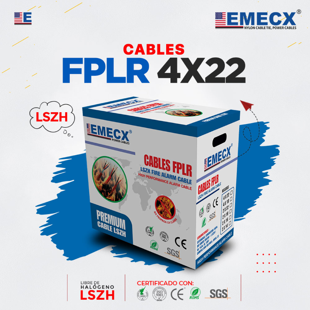 CABLE FPLR 4X22AWG LSZH