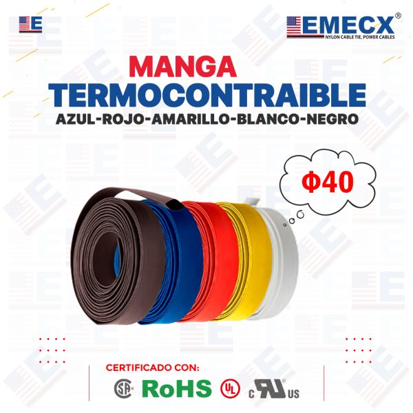 MANGA TERMOCONTRAIBLE 40MM