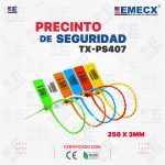 Precinto de seguridad TX-PS407 250x3MM