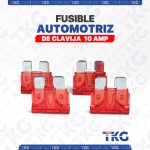 FUSIBLE AUTOMOTRIZ 10 AMP - CLAVIJA