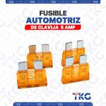 FUSIBLE AUTOMOTRIZ 5 AMP - CLAVIJA